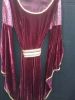 Adult Female Costumes to Hire - Medieval-Red velvet dress & belt